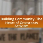 Building Community: The Heart of Grassroots Activism