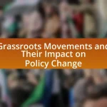 Grassroots Movements and Their Impact on Policy Change