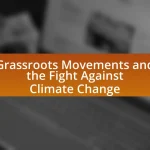 Grassroots Movements and the Fight Against Climate Change