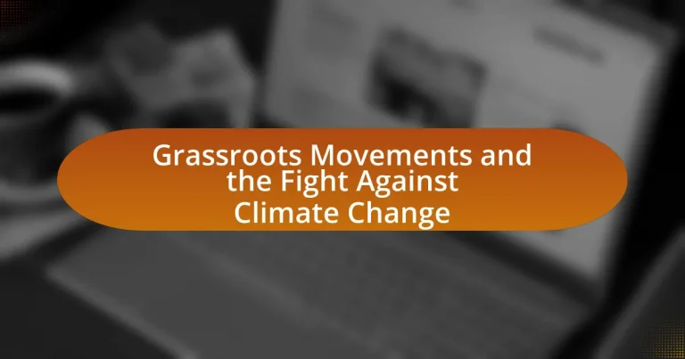 Grassroots Movements and the Fight Against Climate Change
