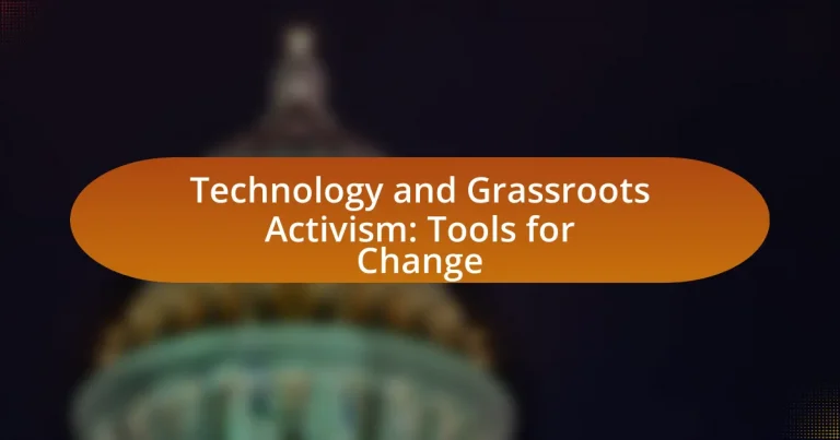 Technology and Grassroots Activism: Tools for Change