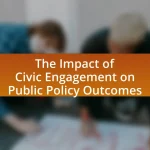 The Impact of Civic Engagement on Public Policy Outcomes