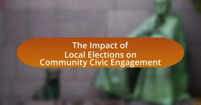 The Impact of Local Elections on Community Civic Engagement