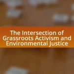 The Intersection of Grassroots Activism and Environmental Justice
