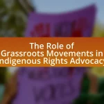 The Role of Grassroots Movements in Indigenous Rights Advocacy