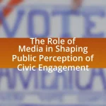 The Role of Media in Shaping Public Perception of Civic Engagement