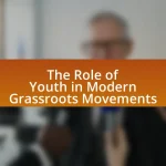The Role of Youth in Modern Grassroots Movements