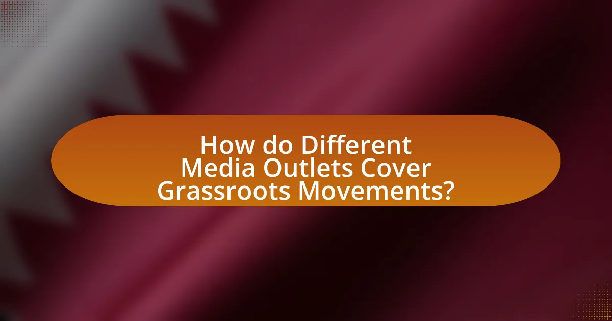 How do Different Media Outlets Cover Grassroots Movements?