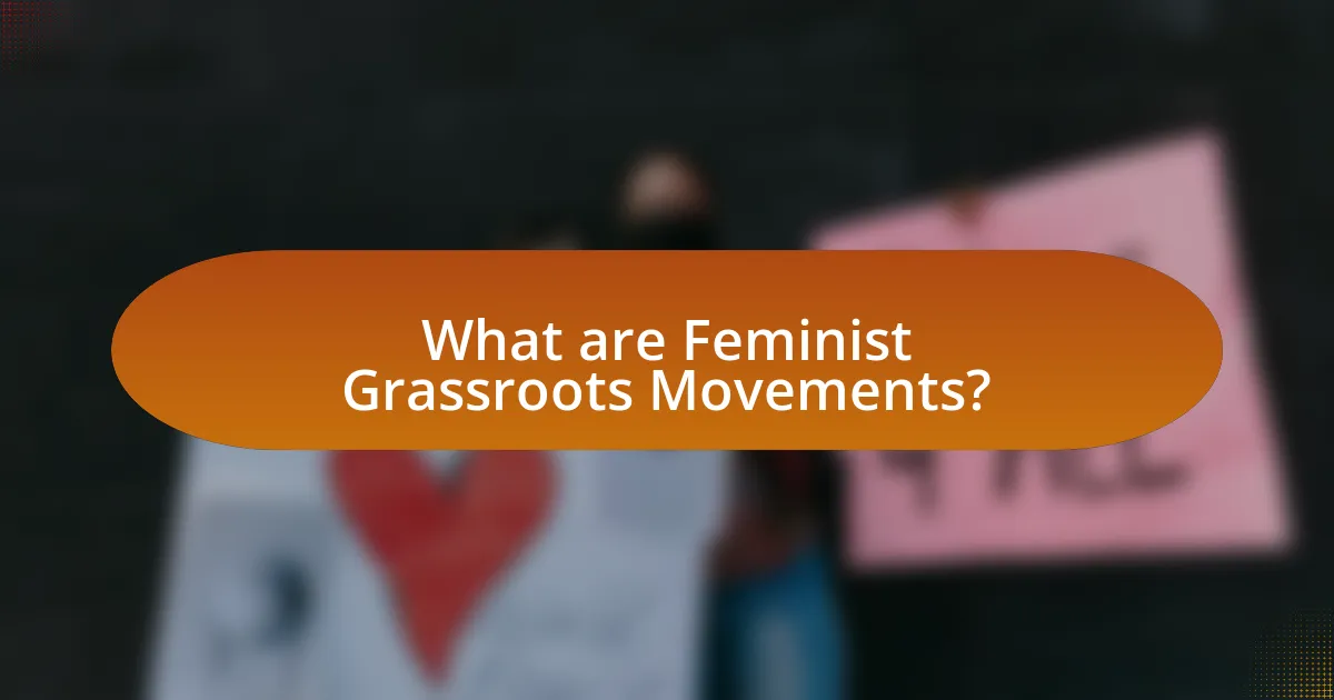 What are Feminist Grassroots Movements?