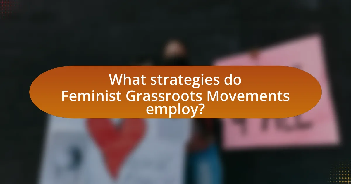 What strategies do Feminist Grassroots Movements employ?
